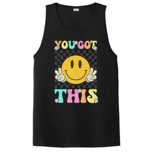 Retro Groovy You Got This Motivational Testing Day Teacher PosiCharge Competitor Tank