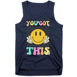 Retro Groovy You Got This Motivational Testing Day Teacher Tank Top