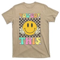 Retro Groovy You Got This Motivational Testing Day Teacher T-Shirt