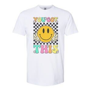 Retro Groovy You Got This Motivational Testing Day Teacher Softstyle CVC T-Shirt