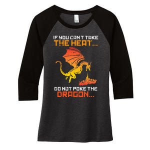 Rpg Gamer You Cant Take The Heat Women's Tri-Blend 3/4-Sleeve Raglan Shirt