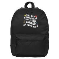 Retro Groovy You Can Never Have Too Much Debbie In Your Life Gift 16 in Basic Backpack
