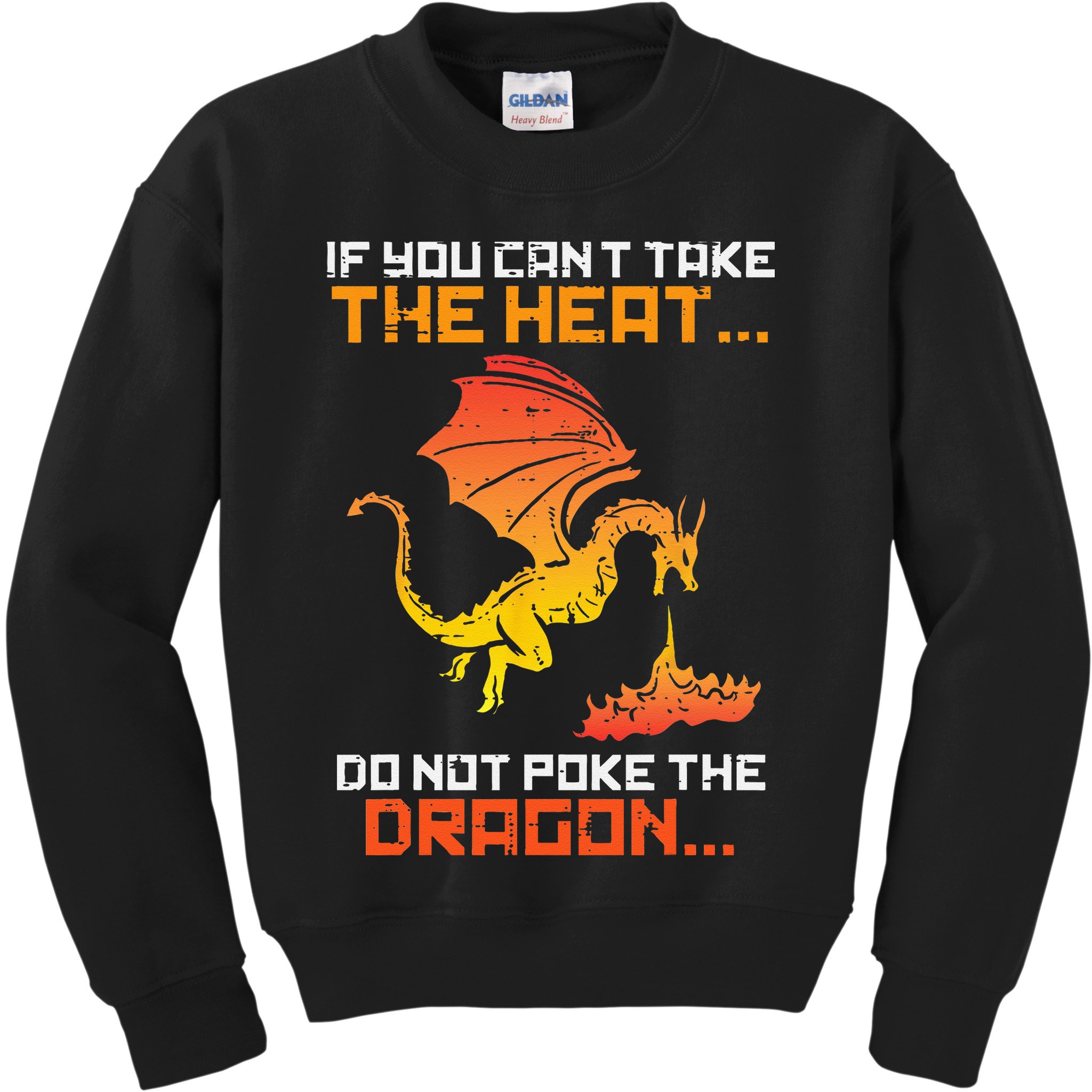 Rpg Gamer You Cant Take The Heat Funny Kids Sweatshirt