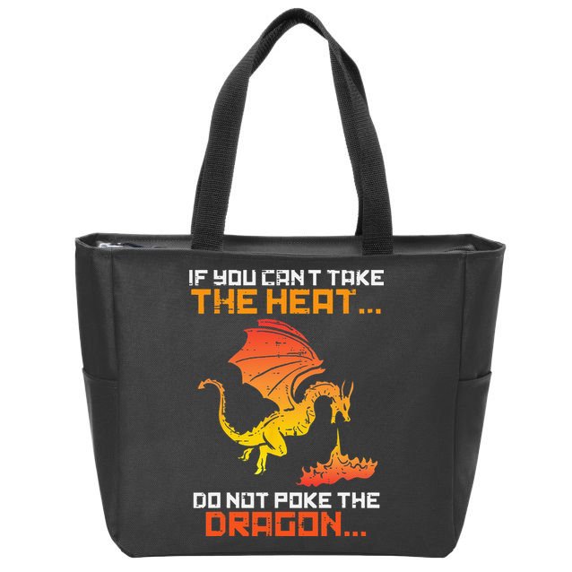 Rpg Gamer You Cant Take The Heat Funny Zip Tote Bag