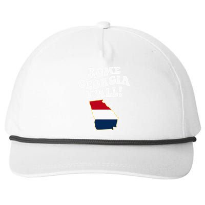 Rome Georgia YAll Ga Southern Vacation Snapback Five-Panel Rope Hat