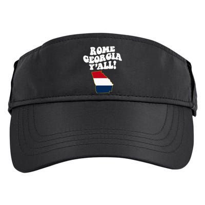 Rome Georgia YAll Ga Southern Vacation Adult Drive Performance Visor