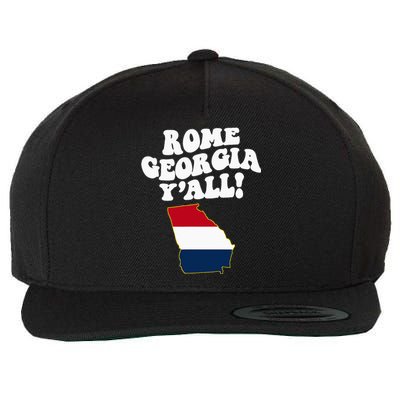 Rome Georgia YAll Ga Southern Vacation Wool Snapback Cap