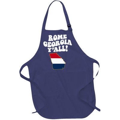 Rome Georgia YAll Ga Southern Vacation Full-Length Apron With Pockets