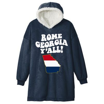 Rome Georgia YAll Ga Southern Vacation Hooded Wearable Blanket