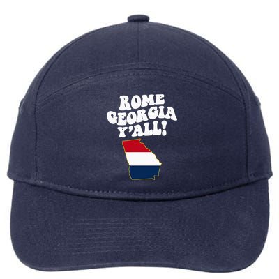 Rome Georgia YAll Ga Southern Vacation 7-Panel Snapback Hat