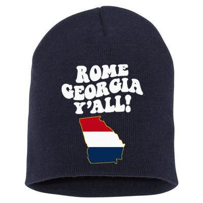 Rome Georgia YAll Ga Southern Vacation Short Acrylic Beanie