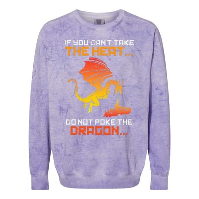 Rpg Gamer You Cant Take The Heat Colorblast Crewneck Sweatshirt