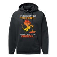 Rpg Gamer You Cant Take The Heat Performance Fleece Hoodie