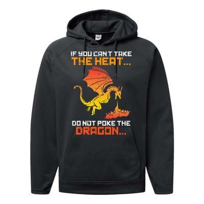 Rpg Gamer You Cant Take The Heat Performance Fleece Hoodie