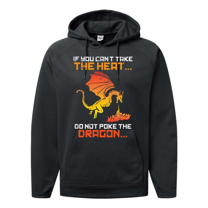 Rpg Gamer You Cant Take The Heat Performance Fleece Hoodie