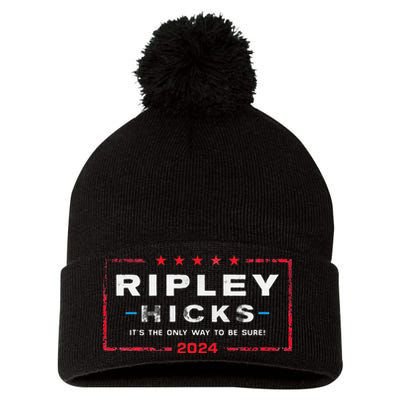 Ripley Hicks 2024 it's The Only Way to Be Sure Pom Pom 12in Knit Beanie