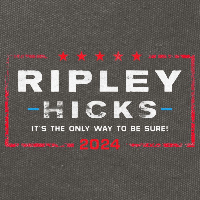 Ripley Hicks 2024 it's The Only Way to Be Sure Cotton Canvas Backpack