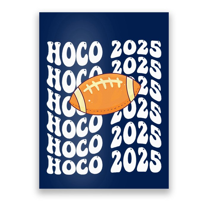 Retro Hoco 2025 Homecoming School Reunion Poster
