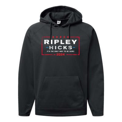 Ripley Hicks 2024 It's The Only Way To Be Sure Performance Fleece Hoodie