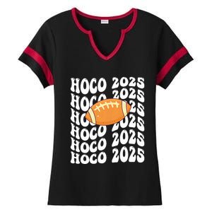 Retro Hoco 2025 Homecoming School Reunion Ladies Halftime Notch Neck Tee