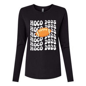 Retro Hoco 2025 Homecoming School Reunion Womens Cotton Relaxed Long Sleeve T-Shirt