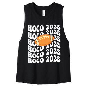 Retro Hoco 2025 Homecoming School Reunion Women's Racerback Cropped Tank