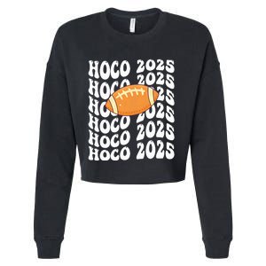 Retro Hoco 2025 Homecoming School Reunion Cropped Pullover Crew