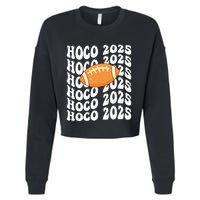 Retro Hoco 2025 Homecoming School Reunion Cropped Pullover Crew