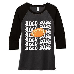 Retro Hoco 2025 Homecoming School Reunion Women's Tri-Blend 3/4-Sleeve Raglan Shirt