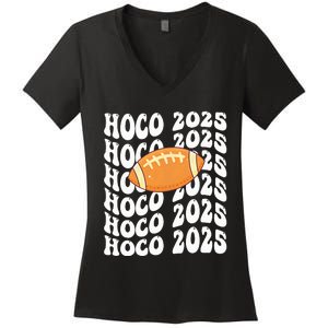 Retro Hoco 2025 Homecoming School Reunion Women's V-Neck T-Shirt