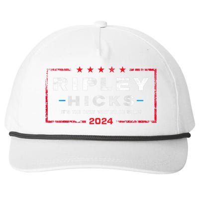 Ripley Hicks 2024 T's The Only Way To Be Sure Snapback Five-Panel Rope Hat