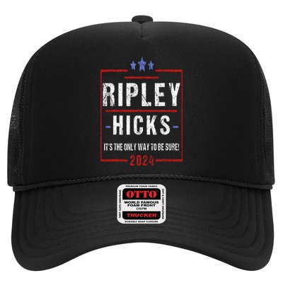 Ripley Hicks 2024 t's The Only Way to Be Sure Vintage Trucker Hat
