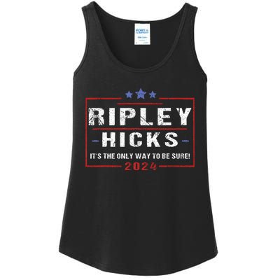 Ripley Hicks 2024 retro t's The Only Way to Be Sure  Ladies Essential Tank