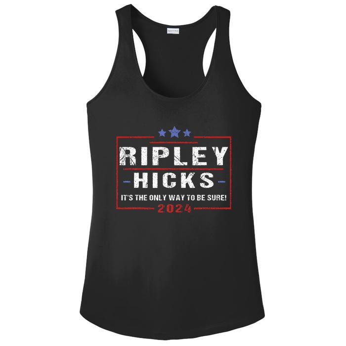 Ripley Hicks 2024 retro t's The Only Way to Be Sure  Ladies PosiCharge Competitor Racerback Tank