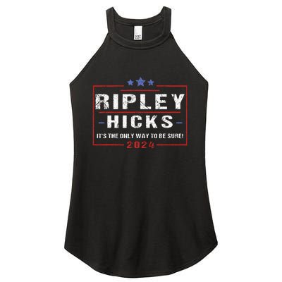 Ripley Hicks 2024 retro t's The Only Way to Be Sure  Women's Perfect Tri Rocker Tank