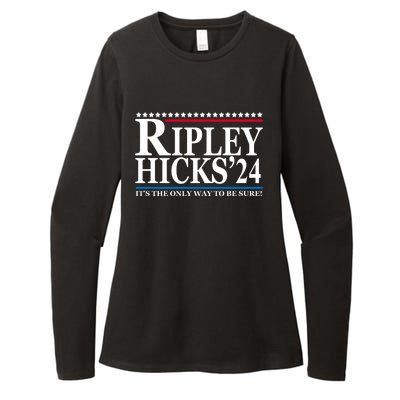 Ripley Hicks 2024 It's The Only Way To Be Sure Womens CVC Long Sleeve Shirt