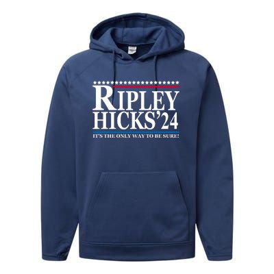 Ripley Hicks 2024 It's The Only Way To Be Sure Performance Fleece Hoodie