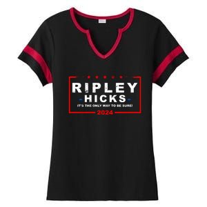 Ripley Hicks 2024 Election Ladies Halftime Notch Neck Tee