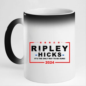 Ripley Hicks 2024 Election 11oz Black Color Changing Mug