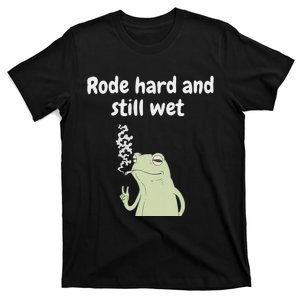 Rode Hard And Still Wet Frog  Exchange Party T-Shirt