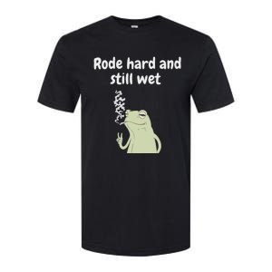 Rode Hard And Still Wet Frog  Exchange Party Softstyle CVC T-Shirt