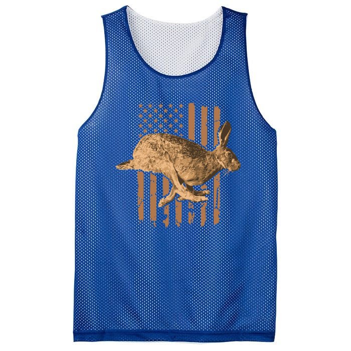 Rabbit Hunting American Flag Camouflage Rabbiting Hunter Great Gift Mesh Reversible Basketball Jersey Tank