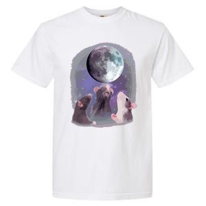 Rats Howling At The Moon Funny Rat Garment-Dyed Heavyweight T-Shirt