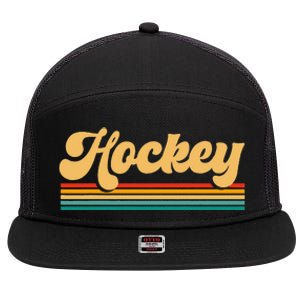 Retro Hockey Apparel Hockey 7 Panel Mesh Trucker Snapback Hat