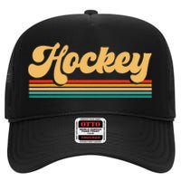 Retro Hockey Apparel Hockey High Crown Mesh Back Trucker Hat