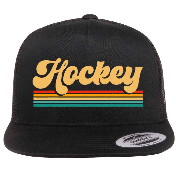 Retro Hockey Apparel Hockey Flat Bill Trucker Hat