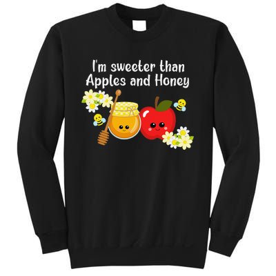 Rosh Hashanah Apples and Honey Shana Tova Jewish New Year  Sweatshirt