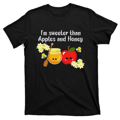 Rosh Hashanah Apples and Honey Shana Tova Jewish New Year  T-Shirt