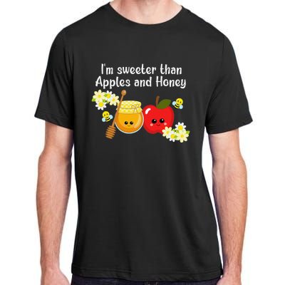 Rosh Hashanah Apples and Honey Shana Tova Jewish New Year  Adult ChromaSoft Performance T-Shirt