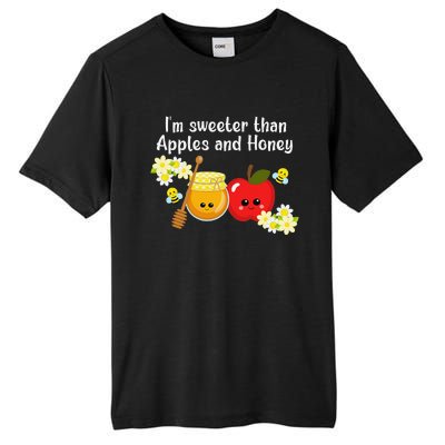 Rosh Hashanah Apples and Honey Shana Tova Jewish New Year  Tall Fusion ChromaSoft Performance T-Shirt